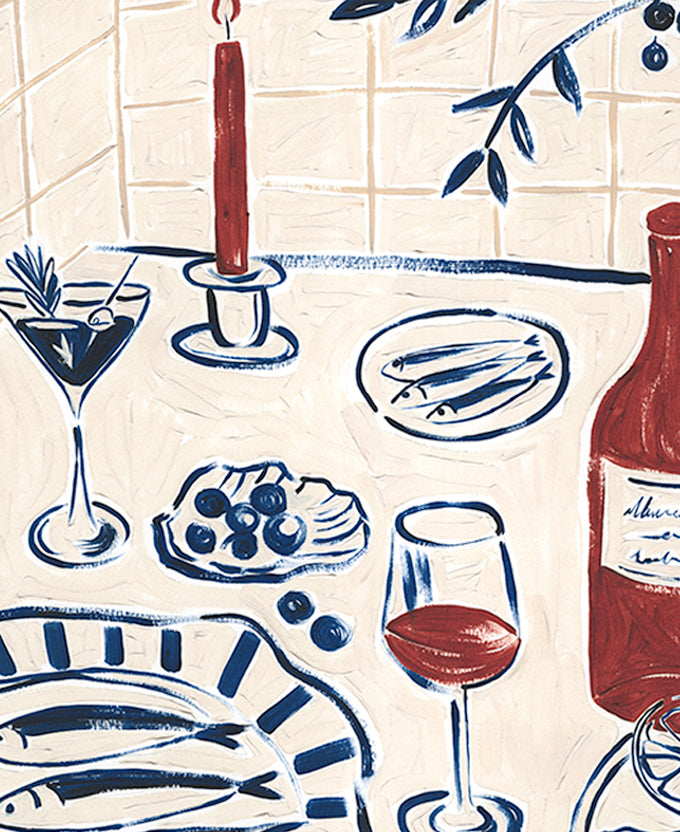 Le Bon Maison V (Canvas)