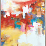 Lexie Colour Burst I (Canvas) Large (903mm W x 1109mm H)