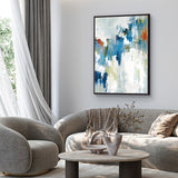 Lexie Colour Burst II (Canvas) Large (903mm W x 1109mm H)