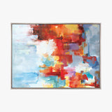 Lexie Colour Burst IV (Canvas) Large (903mm W x 1109mm H)
