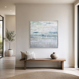 Lunelines Abstract V (Canvas) Large (860mm W x 860mm H)