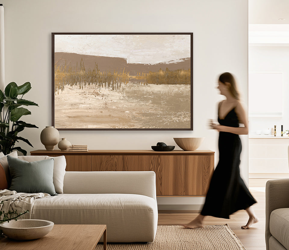 Loess Abstract II (Canvas) Large (1109mm W x 903mm H)