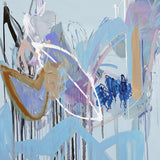 Loxley Flora Abstract II X-Large (1015mm W x 1015mm H) / Clear Acrylic