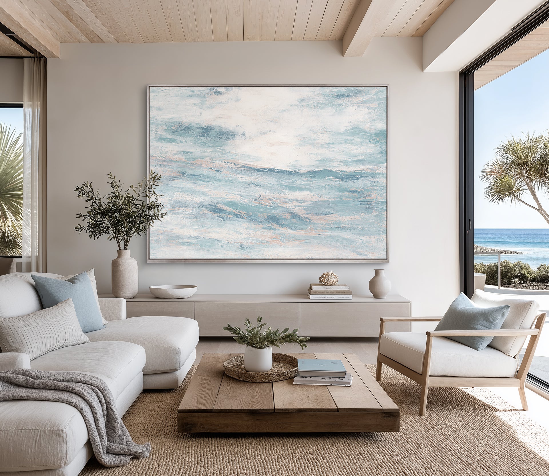 Lumenoa Abstract I (Canvas) Large (1109mm W x 903mm H)