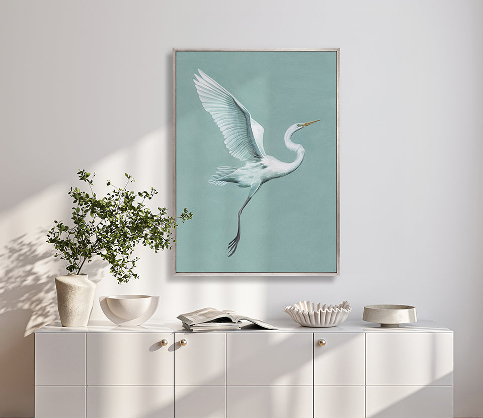 Majestic Egret I (Canvas)