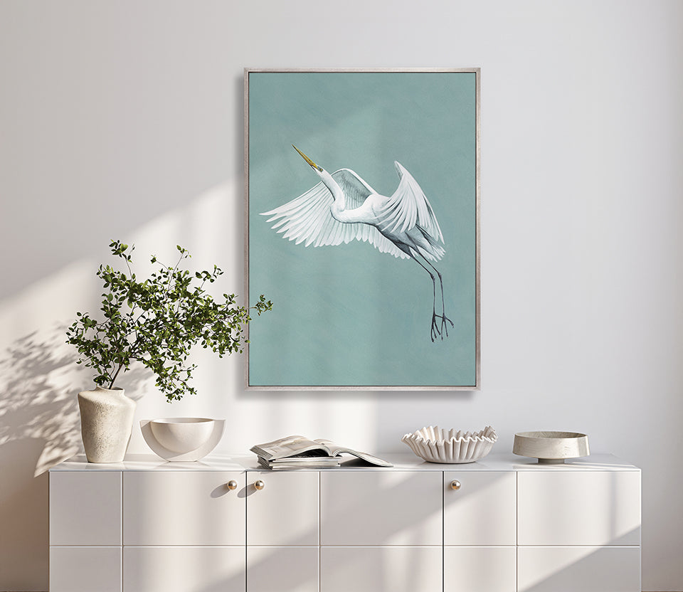 Majestic Egret II (Canvas)