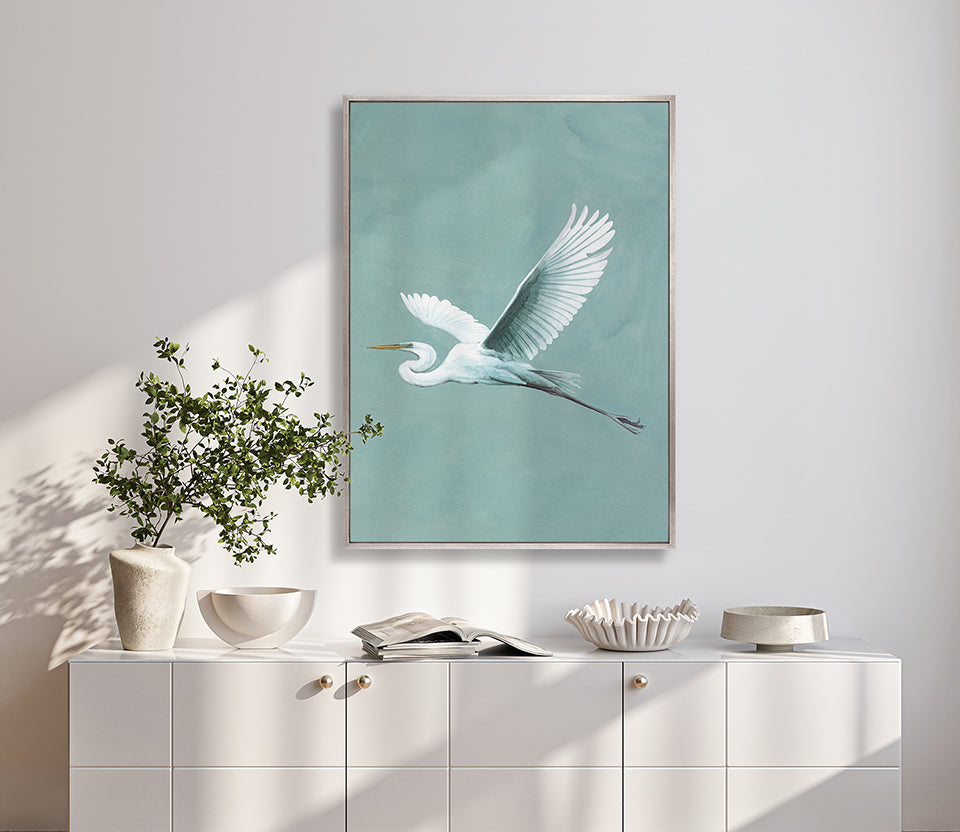 Majestic Egret IV (Canvas)
