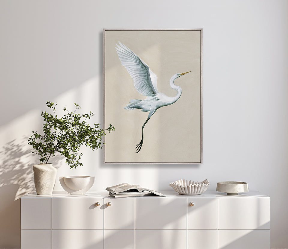 Majestic Egret V (Canvas)