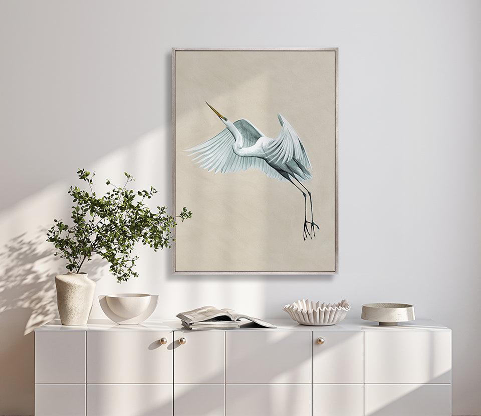 Majestic Egret VI (Canvas)