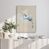 Majestic Egret VI (Canvas) Large (903mm W x 1109mm H)