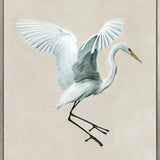 Majestic Egret VII (Canvas) Large (903mm W x 1109mm H)