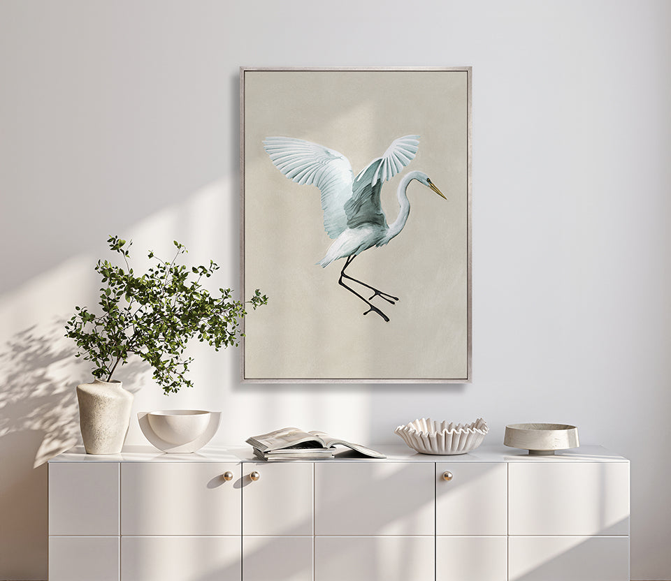 Majestic Egret VII (Canvas)
