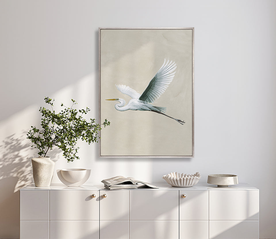 Majestic Egret VIII (Canvas)