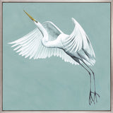 Majestic Egret X (Canvas) Large (860mm W x 860mm H)