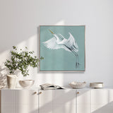 Majestic Egret X (Canvas) Large (860mm W x 860mm H)