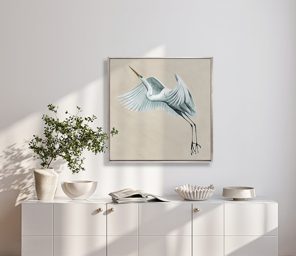 Majestic Egret XIV (Canvas)