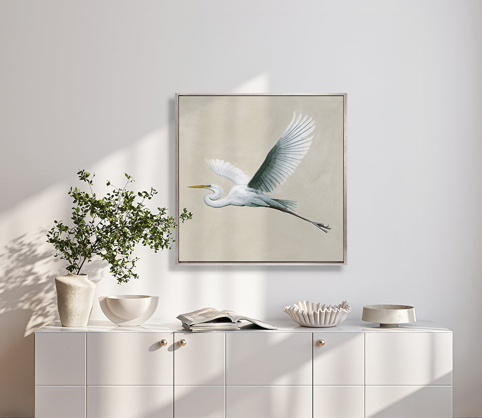 Majestic Egret XVI (Canvas)