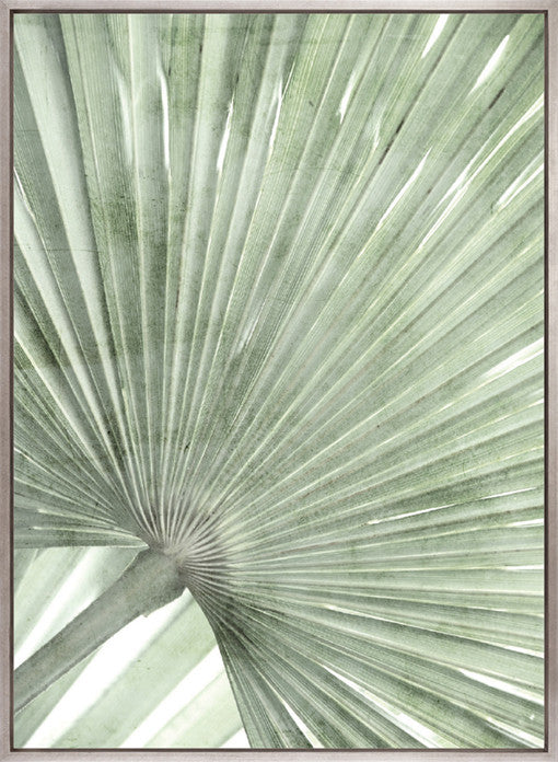 Palm Silhouette I (Pale Green) (Canvas)