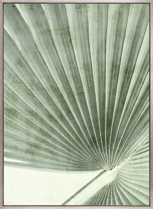 Palm Silhouette (Pale Green) V (Canvas)