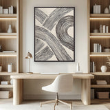 Nomadic Stroke IV (Canvas) Large (903mm W x 1109mm H)