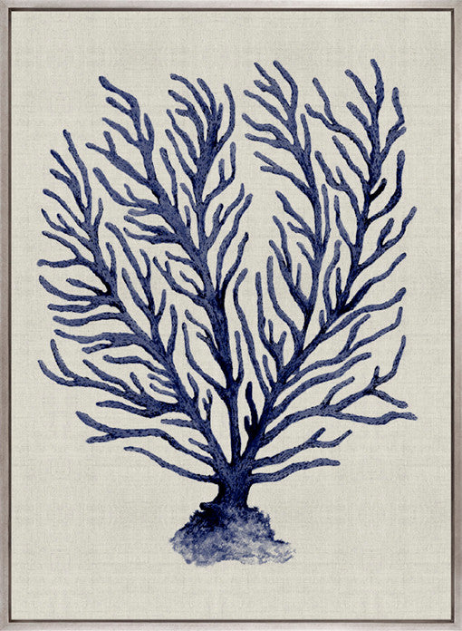 Coral Splendour (Indigo) XII (Canvas)