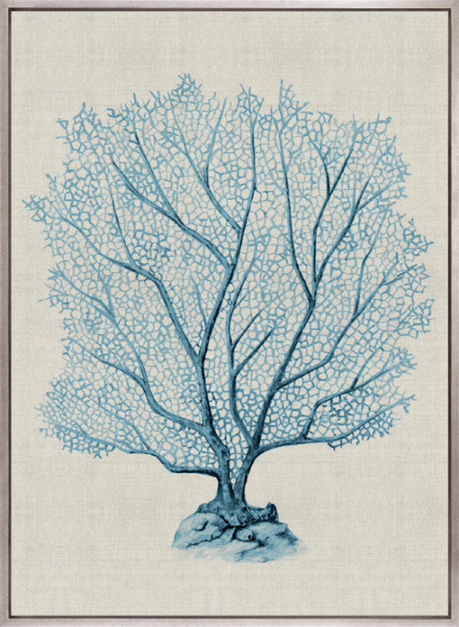 Coral Splendour (Pale Blue) XVI (Canvas)