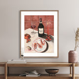 Mediterranean Summer II X-Large (1000mm W x 1400mm H) / Clear Acrylic