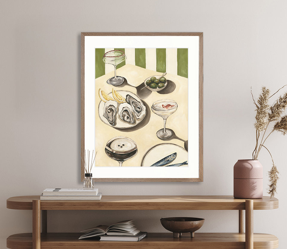 Mediterranean Summer III X-Large (1000mm W x 1400mm H) / Clear Acrylic