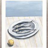 Mediterranean Summer IV X-Large (1000mm W x 1400mm H) / Clear Acrylic