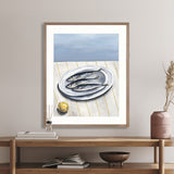 Mediterranean Summer IV X-Large (1000mm W x 1400mm H) / Clear Acrylic