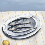 Mediterranean Summer IV X-Large (1000mm W x 1400mm H) / Clear Acrylic