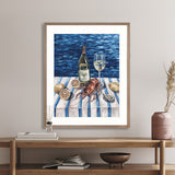 Mediterranean Summer VI X-Large (1000mm W x 1400mm H) / Clear Acrylic
