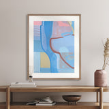 Miami Abstract I X-Large (1000mm W x 1400mm H) / Clear Acrylic