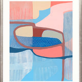 Miami Abstract II X-Large (1000mm W x 1400mm H) / Clear Acrylic