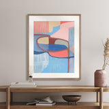 Miami Abstract II X-Large (1000mm W x 1400mm H) / Clear Acrylic