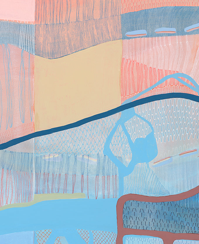 Miami Abstract III (Canvas)