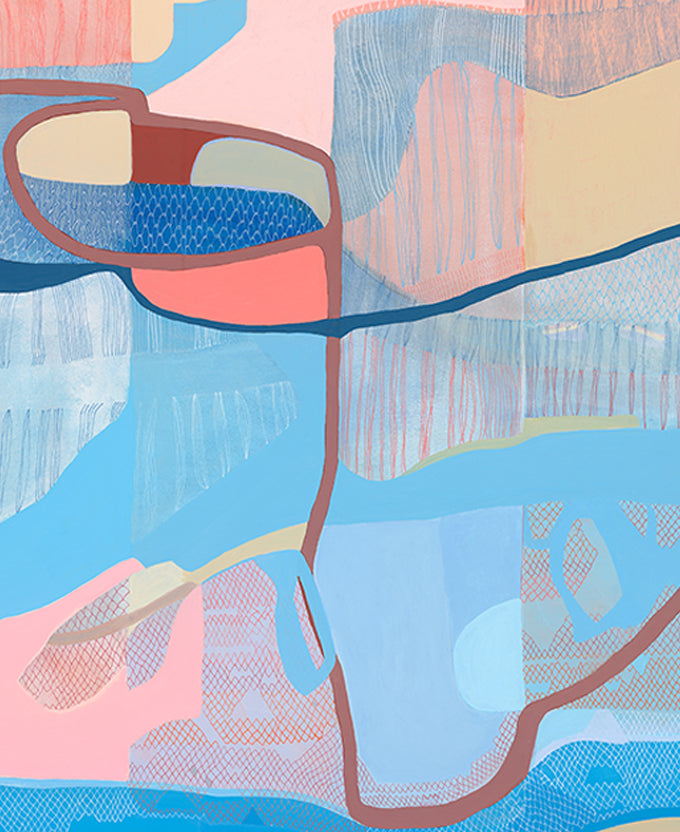 Miami Abstract IV (Canvas)