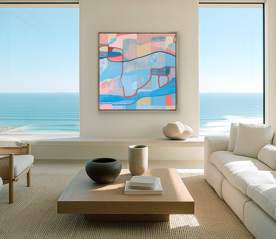 Miami Abstract V (Canvas)