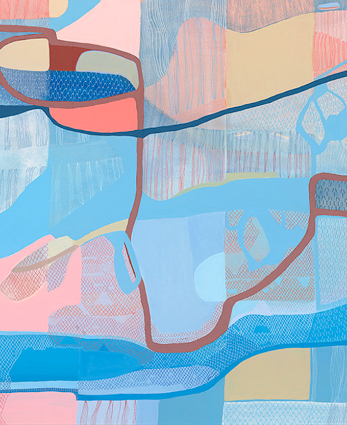 Miami Abstract V (Canvas)