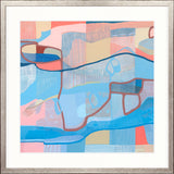 Miami Abstract V X-Large (1015mm W x 1015mm H) / Clear Acrylic