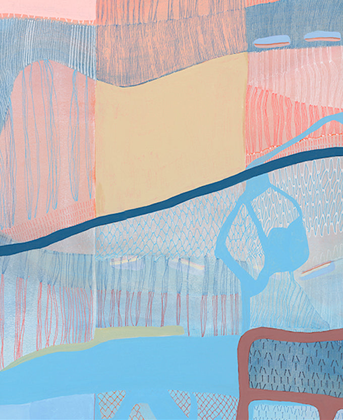 Miami Abstract VI (Canvas)