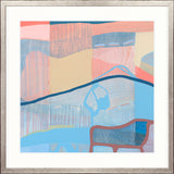 Miami Abstract VI X-Large (1050mm W x 1050mm H) / Clear Acrylic