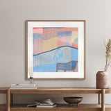 Miami Abstract VI X-Large (1050mm W x 1050mm H) / Clear Acrylic