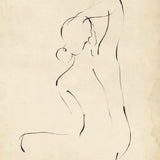 Miko Nude Study I (Canvas) Large (903mm W x 1109mm H)