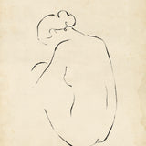 Miko Nude Study II (Canvas) Large (903mm W x 1109mm H)