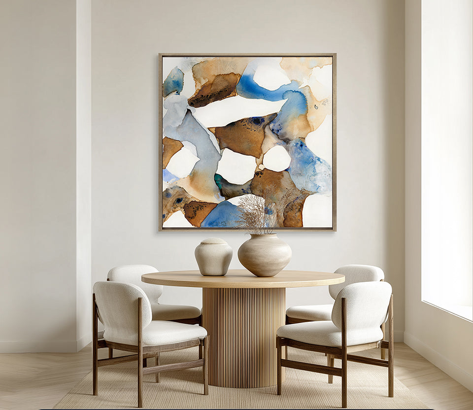 Mineral Veil Abstract I (Canvas) Large (860mm W x 860mm H)