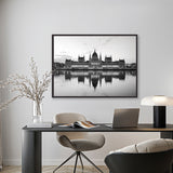 Budapest Sunrise (Canvas) Large (1109mm W x 903mm H)