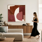 Monaco Abstract V (Canvas) Large (903mm W x 1109mm H)