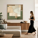 Monaco Abstract XII (Canvas) Large (903mm W x 1109mm H)