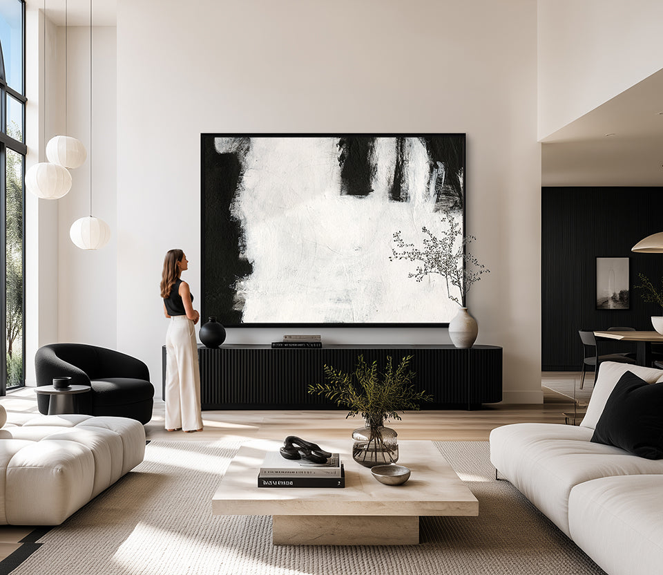 Monolith Abstract I (Canvas) Large (903mm W x 1109mm H)